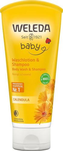 Matu un ķermeņa mazgāšana Weleda Baby Calendula, 200 ml