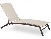 Lauko gultas Garden Line ANH0692, ruda sp./smėlio sp., 195 cm x 63 cm x 34 - 82 cm