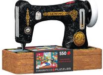 Dėlionė Eurographics Tin Sewing Memories 8551-5861, 48 cm x 33 cm, 550 vnt., įvairių spalvų