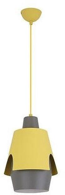 Valgusti rippuv Candellux Falun, E27, 1 x 40 W, kollane v./hall v. / kollane v., 22 x 30 cm
