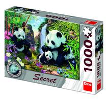 Dėlionė Dino Pandas 53263D, 66 cm x 47 cm, 1000 vnt., įvairių spalvų