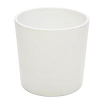 Lillepott Domoletti, keraamiline, Ø 15 cm, valge v.