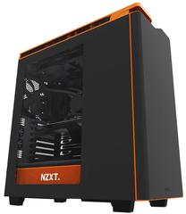 Kompiuterio korpusas NZXT, juoda sp./oranžinė sp.