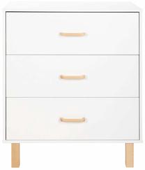 Laste kummut LittleSky Laura, pruun v./valge v., 45 cm x 81 cm x 95 cm