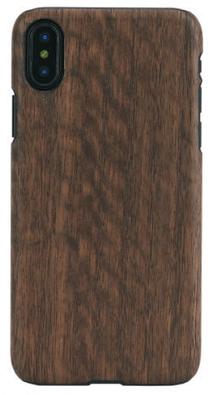 Чехол для телефона Man&Wood, коричневый цв./черный цв., Apple