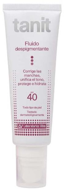 Dieninis veido kremas, fluidas Tanit Depigmenting Anti-Blemish Fluid, 50.0 ml, SPF 40