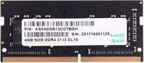 Operatyvioji atmintis (RAM) Apacer AS04GGB13CDTBGH, DDR4 (SO-DIMM), 4 GB, 2133 MHz