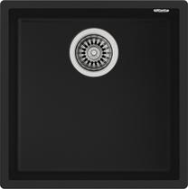 Кухонная мойка Teka Square, тегранит, 40 см x 40 см x 20 см, черный цв.