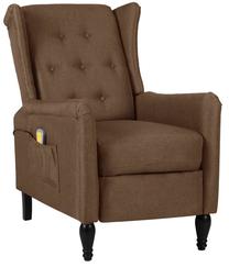 Krėslas VLX Massage Recliner 329334, ruda sp., 90 cm x 66 cm x 98 cm