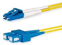 Сетевой кабель Lanview LC - SC LVO231491 LC Duplex, SC Duplex, 1 м, желтый цв.