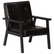 Krėslas VLX Leather 247642, juoda sp., 70 cm x 61 cm x 74 cm
