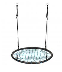 Ligzdas šūpoles EcoToys, 100 cm, 150 cm, zila krās./melna krās.