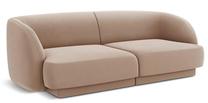 Sofa Micadoni Home Miley Velvet, rožinė sp., 184 x 85 cm x 74 cm