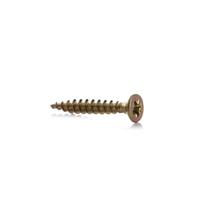 Koka skrūve, universāls, 3 x 20 mm, dzeltena krās., 1000 gab.