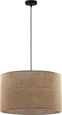 Valgusti rippuv TK Lighting Juta 3 6582, E27, 3 x 15 W, pruun v. / must v.