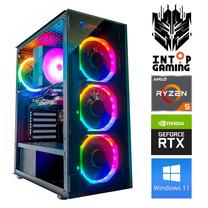 Стационарный компьютер Intop Ryzen 5 5600X, 250 GB, DDR4 32 GB, SSD 250 GB, Nvidia GeForce RTX 5060 Ti 8 GB GDDR7, Windows 11 Home
