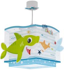 Valgusti rippuv Dalber Little Shark Blue, E27, 1 x 27 W, läbipaistev v./sinine v. / sinine v., 24 x 33 x 33 cm