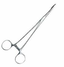Knaibles Jaxon Curved Foreceps 1330029, 23 cm, sudraba krās.