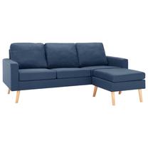 Sofa VLX Triple 288727, mėlyna sp., 76 x 184 cm x 82.5 cm