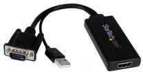 Adapteris StarTech VGA2HDU VGA Male, HDMI female, 0.026 m, juoda sp.