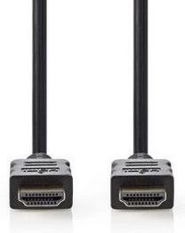 Vads Nedis HDMI, HDMI, 1 m, melna krās.