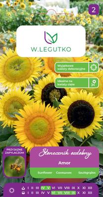 Sėklos saulėgrąža AMOR, 3 g