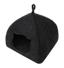 Kaķu māja Hobbydog Igloo 2.0, melna krās., 50.8 cm x 50.8 cm