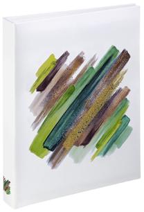 Альбом для фотографий Hama Brushstroke 00002740, белый цв./зеленый цв.