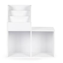 Sieninė lentyna ModernHome FH-SC200035, balta sp., 79.5 cm x 30 cm x 72 cm