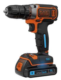 Gręžtuvas Black & Decker SmartTech BDCDC18KST, 18 V, 1.5 Ah
