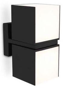 Sieninis lauko šviestuvas Lutec Cuba, 24.4W, LED, IP54, juoda sp., 10 cm x 21.3 cm