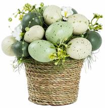 Dirbtinis augalas vazone Homla Easter Joy, žalia sp./rusva sp., 18 cm x 18 cm