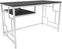 Rakstāmgalds un plaukts Kalune Design Kennesaw 322RTC1463, 120 cm x 60 cm, 74.8 cm, antracīta krās./balts krās.