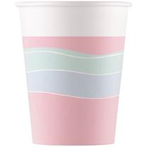 Vienkartiniai puodeliai Pastel 93663, 200 ml, 8 vnt.