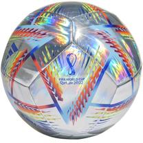 Футбольный мяч Adidas Al Rihla Training Ball H57799, 4 размер, серебристый цв.