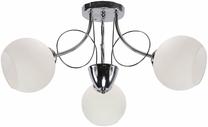 Светильник потолочный Candellux Lighting Fanta 33-62178, E27, 3 x 40 Вт, белый цв. / серебристый цв.