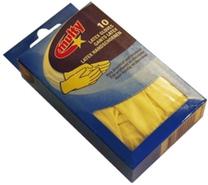 Pirštinės Multy Latex Gloves, geltona sp., M, 10 vnt.
