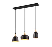 Lampa karināms Trio Chiraz 310500332, 3, misiņa krās./melna krās. / misiņa krās.