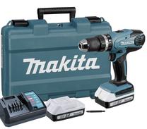 Smūginis gręžtuvas su akumuliatoriumi Makita HP457DWE, 18 V, 1.1 Ah