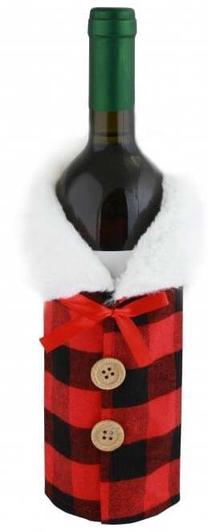 Pudeļu pārvalki ECarla Bottle Cover, 12.5 cm, sarkana krās.