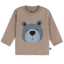Krekls ar garām piedurknēm, klasisks, zēniem/mazuļiem Cool Club Sweet Bear CCB2702102, brūna krās., 80 cm