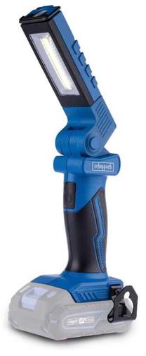 Prožektors bez kustības sensora, pārvietojams Scheppach C-WL20-X, 5 W, 300 lm, 6200 °K, IP20, zila krās.
