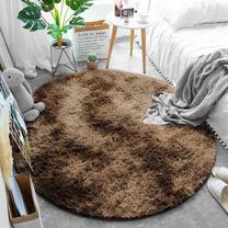 Ковер Strado Shaggy Ombre, коричневый цв., 80 см x 80 см
