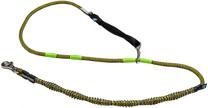 Suņu pavada Dogcessories Idealeash 2.0 Trekking Lite, melna krās./dzeltena krās., 2 m