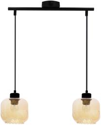 Lampa griesti Candellux Lighting Marla 32-58270, E27, 2 x 40 W, dzintara krās. / melna krās.