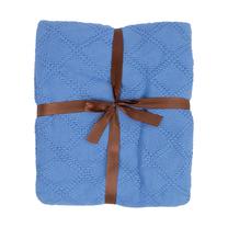 Pledas Home4you, mėlynas, 160 cm x 130 cm