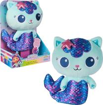 Mīkstā rotaļlieta kaķis Spin Master Gabbys Dollhouse Mercat, violeta krās./gaiši zila krās., 25 cm