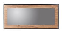 Veidrodis Kalune Design Quantum Idea 110, kabinamas, 110 cm x 60 cm, juoda sp./pušies sp