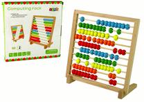 Образовательные счеты Lean Toys, 20.5 см, многоцветный