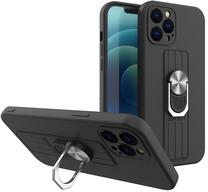 Чехол для телефона Hurtel Ring Case Apple iPhone 12 Pro Max, черный цв., Apple